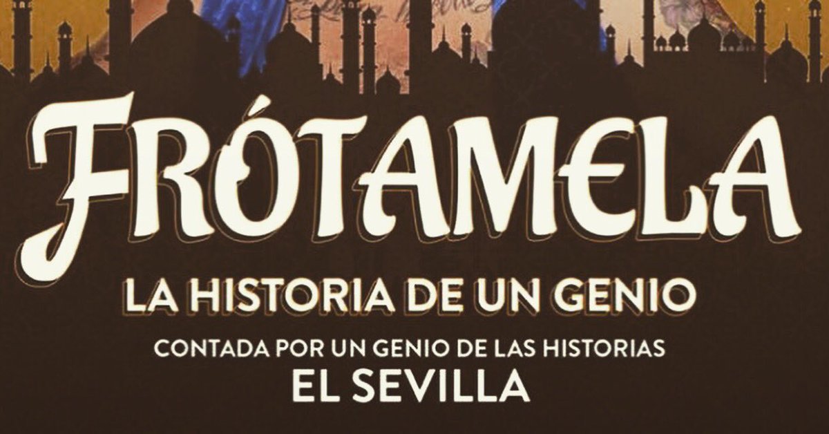 PrincipalZamora's tweet photo. “Frótamela. La historia de un Genio” es el nombre del segundo monólogo teatral de este genio de la historias. Ha superado lo insuperable, está de gira por Teatros de toda España, y el viernes 18 de mayo a las 20:30 horas llega al Teatro Principal. Localidades ya a la venta https://t.co/i2eYiXTczw