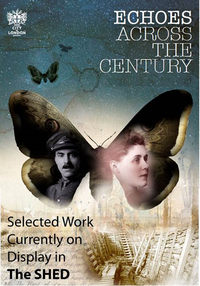 THEHAARTSHED's tweet photo. New exhibition in the ART SHED ! Come &amp; view a great section of Artworks from the installation  #EchoesAcrossTheCentury- in collaboration  with artist #JaneChurchill to produce inspiring &amp; moving artworks inspired by soldiers &amp; their families during WWI #HAMMERSMITHACADEMY https://t.co/YPJm9LMskw