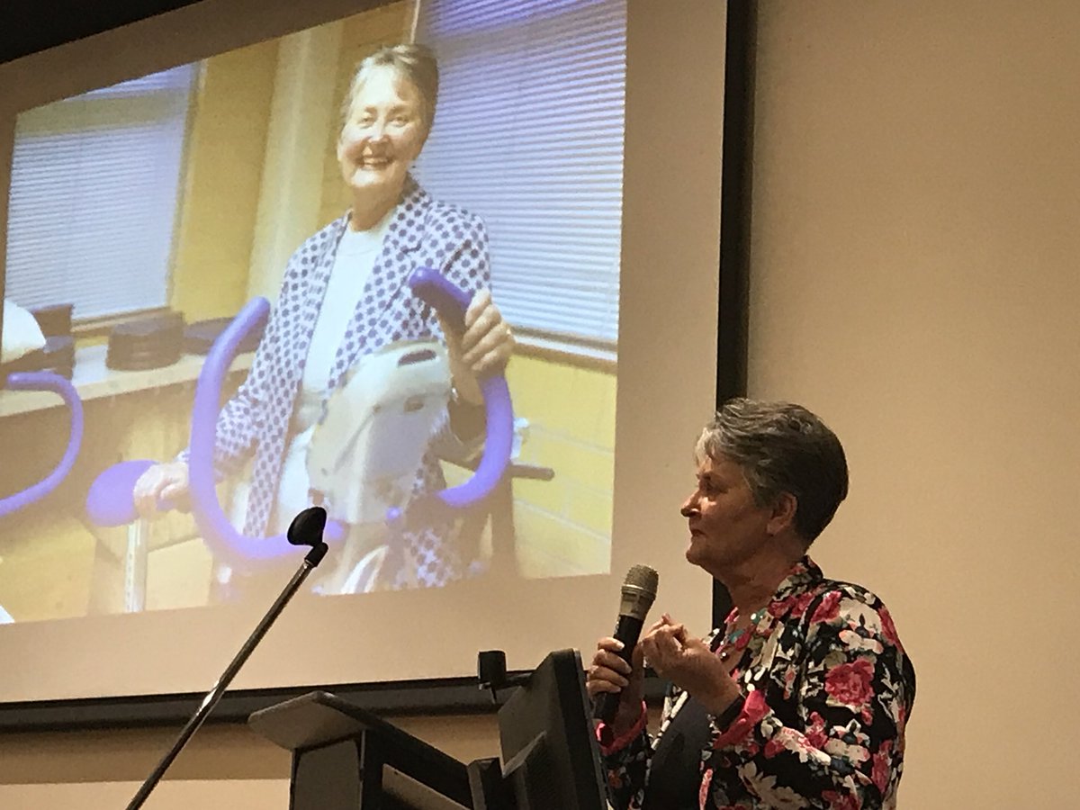 HMRIAustralia's tweet photo. Prof Robin Callister says that people with stroke have some of the lowest fitness levels - but exercise helps every part of the body in recovery. #HMRIstroke https://t.co/Y4T1lZlCPb