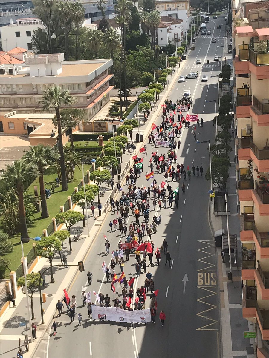 140PSOEcorrupto's tweet photo. @manuperez2002 Aqui te dejo la gran acogida q tuvo la Manifestación por el #1DeMayo #Huelva #CCOOyUGT. No se cabia por la calle.
Espero q el año q viene sean la mitad😁 https://t.co/xbsESKikev