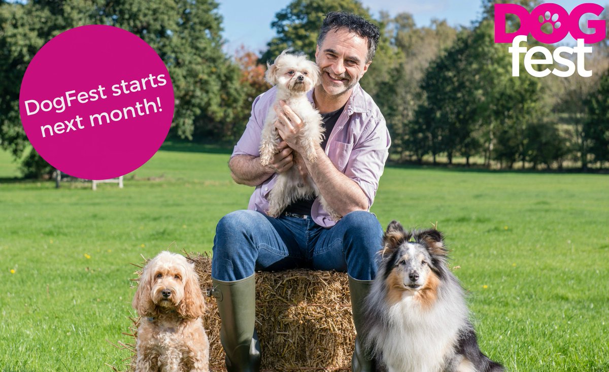 DogFest starts NEXT MONTH! That means there's only a limited time left to get your tickets to the ultimate summer festival for dogs, hosted by @SupervetNF….buy yours now: bit.ly/DF18tickets 🐶 #DogFest #Supervet