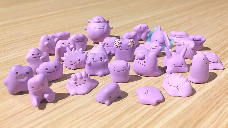 公式 ポケモン情報局 フィギュアコレクション へんしん メタモン シリーズをコンプリートした方はいらっしゃるでしょうか へんしん前のメタモンたちを並べてみると こんな感じになります か かわいい T Co Gm5b5ehy3w Twitter