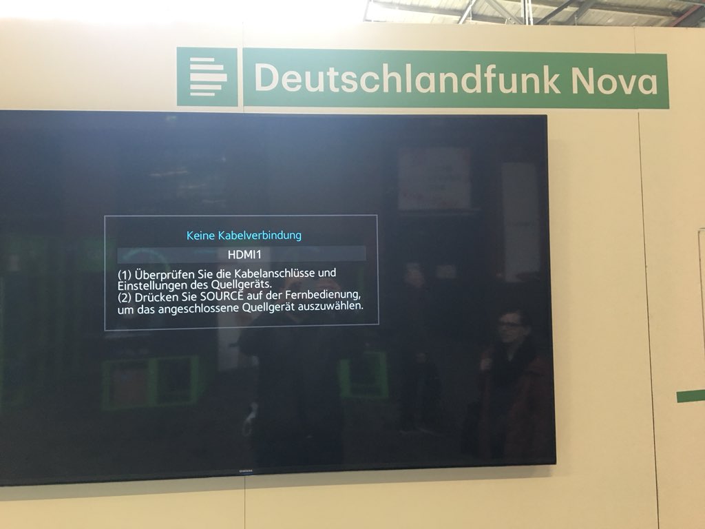 Funk trifft Kabel und das eben in Deutschland. #rp18