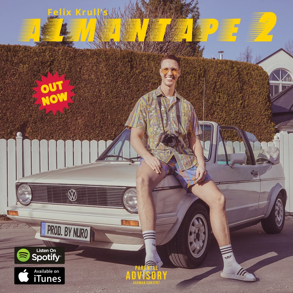 🇩🇪 ALMANTAPE 2 OUT NOW 🇩🇪

inkl. dem Smashhit „Hofbräuhaus“ feat. <a href="/moneyboyGUDG/">Money Boy 💰</a> hier hörbar:

tinyurl.com/almantape2