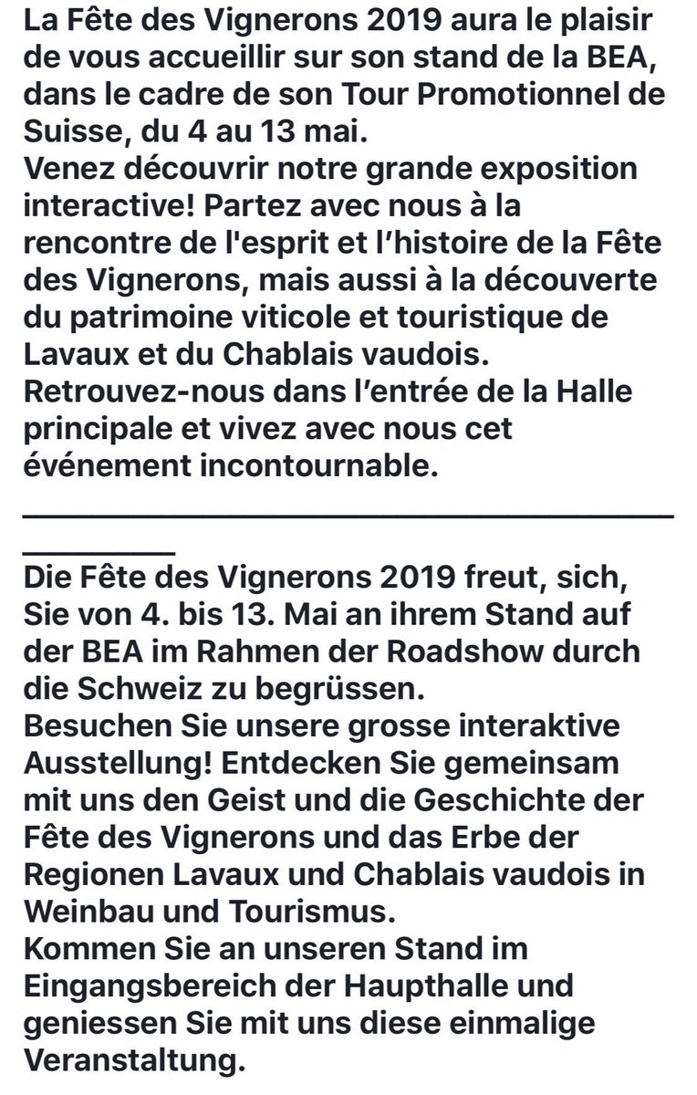 J-2 avant l’ouverture de la @BEA_Messe , on se réjouit de vous accueillir sur notre stand. #BEA2018 #fevi2019 facebook.com/events/7708942…