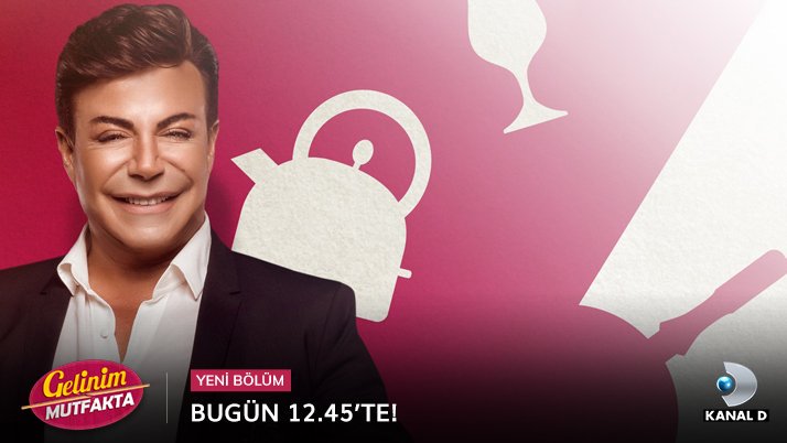 Gelinim Mutfakta, Fatih Ürek'in eğlenceli sunumuyla bugün 12.45'te Kanal D'de!.. 👍Görüşmek üzere!.. <a href="/KanalD/">Kanal D</a> <a href="/fatihurekk/">Fatih Ürek</a> <a href="/GelinimMutfakta/">Gelinim Mutfakta</a> #besyapim #yarışma 🍲🍳