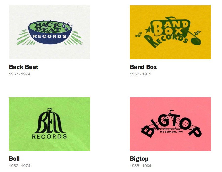 Record Label Logo Designs - A Monster Logo Compilation by Reagan Ray