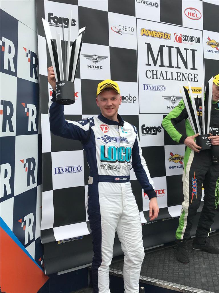 Congrats to <a href="/LukeReade/">Luke Reade</a> on his 1st podium position at the weekend! Also relieved to know that he wasn't hurt when another car went into him #safetycar <a href="/MINIChallengeUK/">The MINI CHALLENGE UK</a>