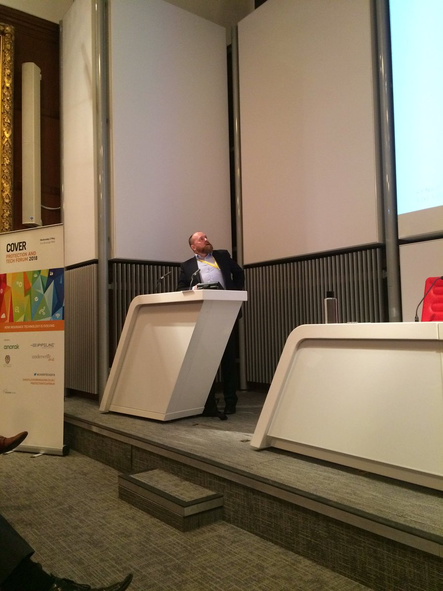 Cover_Mag's tweet photo. The right money to the right hands at the right time - @PaulQSynaptic_S delivering a very insightful presentation on the latest developments in adviser quotation systems #COVERTECH2018 #tech #trust #digital #conference #London https://t.co/N5H2vyy6sH