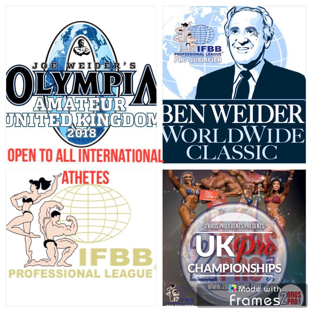 Via @2brospro_events
All OUR EVENTS ARE OPEN !!
-
NO QUALIFICATION IS NEEDED -
-
ALL INTERNATIONAL ATHLETES ARE WELCOME
-
35 IFBB PRO LEAGUE PRO CARDS FOR THE TACKING -
-
#mrolympia #ifbbproleague #npconline #legends #newera #2brospro