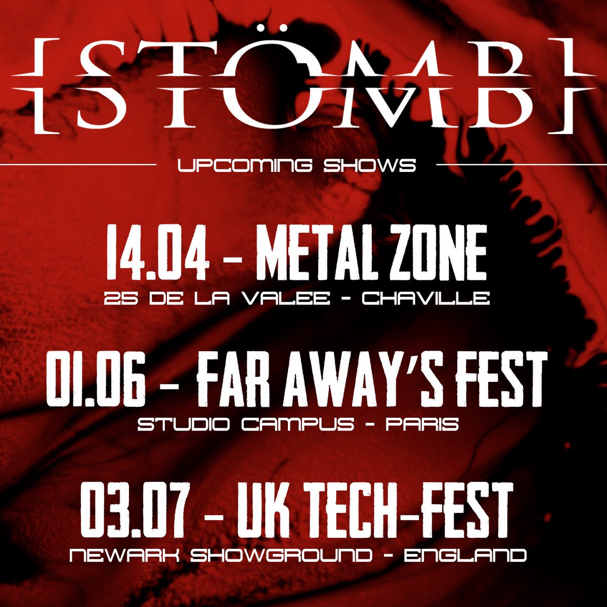 #upcoming #concerts #metalzone #festivals #frenchmetal #uktech #uktechfest #metalprog #progressivemetal