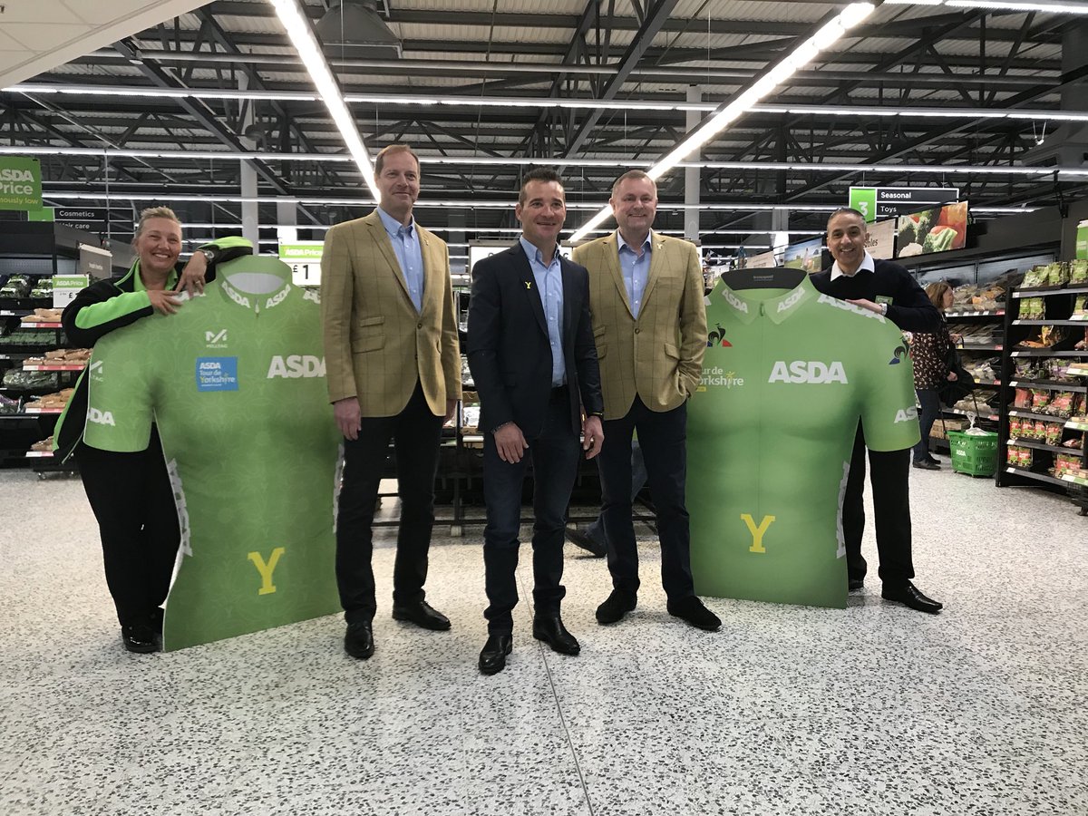 asdabarnsley's tweet photo. Asda Barnsley store are launching the New Jersey’s for the men’s &amp; woman’s race for tour de Yorkshire. Sponsors by Asda https://t.co/nE4NdDZqKi
