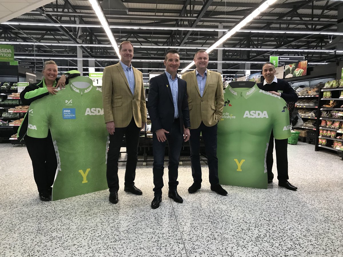 asdabarnsley's tweet photo. Asda Barnsley store are launching the New Jersey’s for the men’s &amp; woman’s race for tour de Yorkshire. Sponsors by Asda https://t.co/nE4NdDZqKi