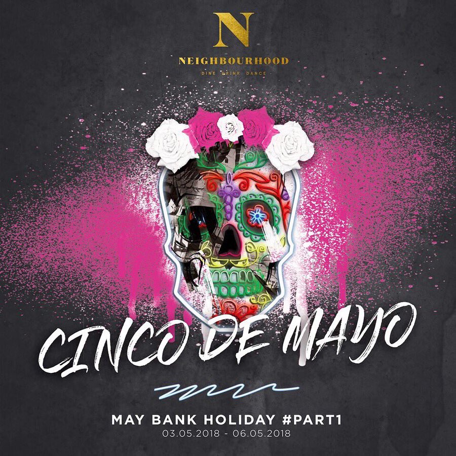 We’re all set for Cinco De Maya this bank holiday <a href="/NBHDRestaurants/">Neighbourhood</a> Manchester 🇲🇽💃🏼🎉

Contact me for final dinner and drink reservations #CincoDeMaya