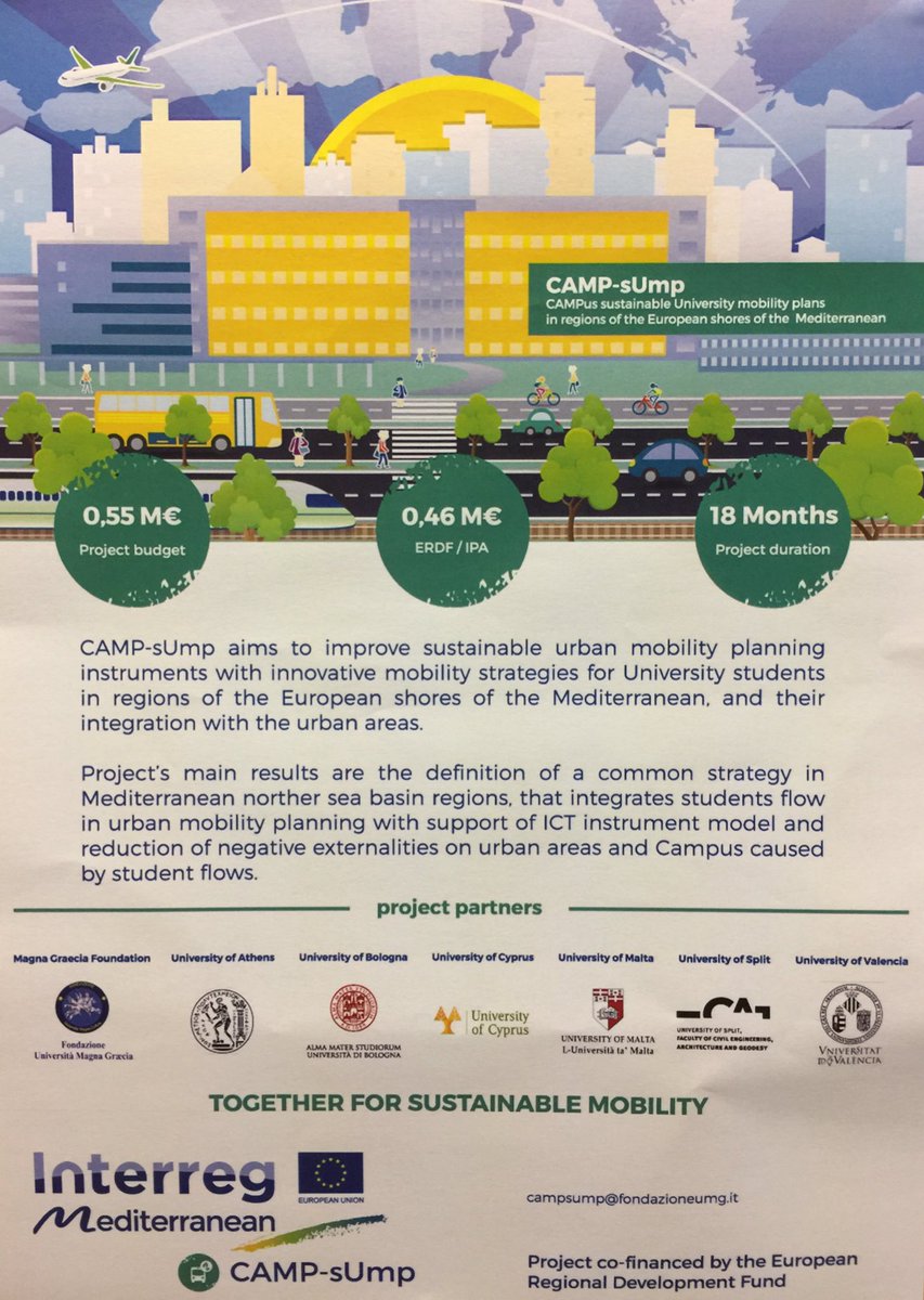 MTMariaATT's tweet photo. Discussions with stakeholders at the final public event of the @MEDProgramme @CAMP_sUmp Project @uniofmalta Presentations on the project outputs by our researchers. #togetherforsustainablemobility https://t.co/UvtOxHP6ph