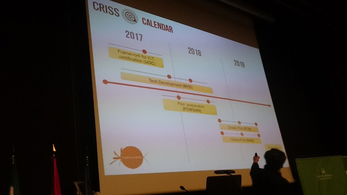 BelenaVeleta's tweet photo. @andreamydoc  nos habla de las herramientas del proyecto #crissh2020 @crissH2020 #digcomp donde el centro es el alumnado #SevilleCRISS https://t.co/1L2GauTZyc