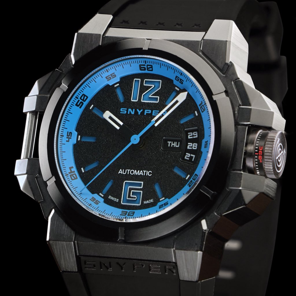 Snyper Two Navy - Military specs ⚫️🔵 #limitededition  #swissmade #luxurywatch #blackwatch #navy #navyseals #swisswatch 🤩
