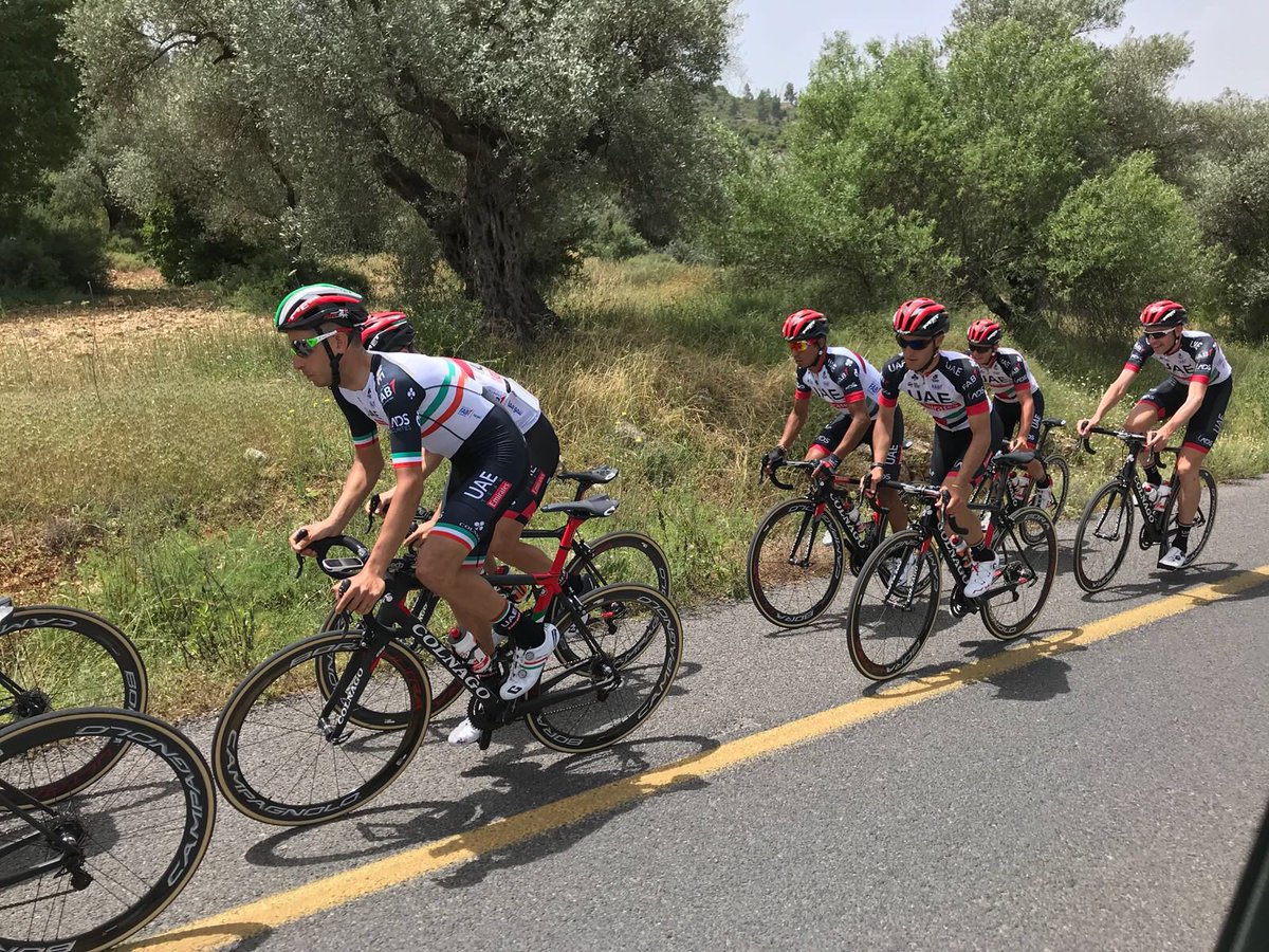 🚴‍♂️Our first training ride in Jerusalem. #Giro101

#UAETeamEmirates