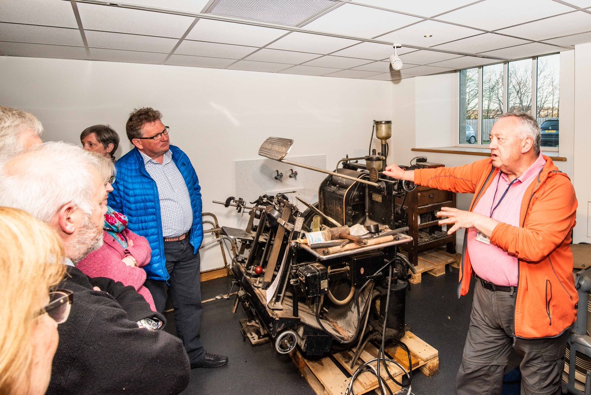 MeldrumRotary's tweet photo. Absolutely fascinating Club visit to @GariochHeritage in #inverurie where we were welcomed by Nora and her very knowledgeable and enthusiastic colleagues. This is a real @VisitScotland @visitabdn gem located in the marvelously restored railway workshops. The cafe is great too! https://t.co/ktfLiLQJt3