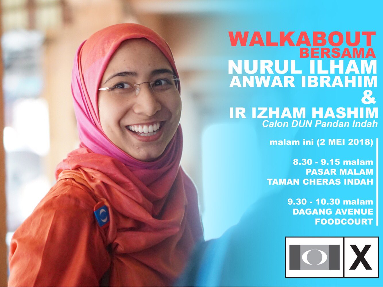 Dr Wan Azizah Ismail U Tvitteri Jalan Lepaskan Peluang Untuk Walkabout Bersama Nurul Ilham Anwar Ir Izham Ibrahim Di Pasar Malam Taman Cheras Indah Malam Ini Https T Co Xhfgxdj5ov Tvitter