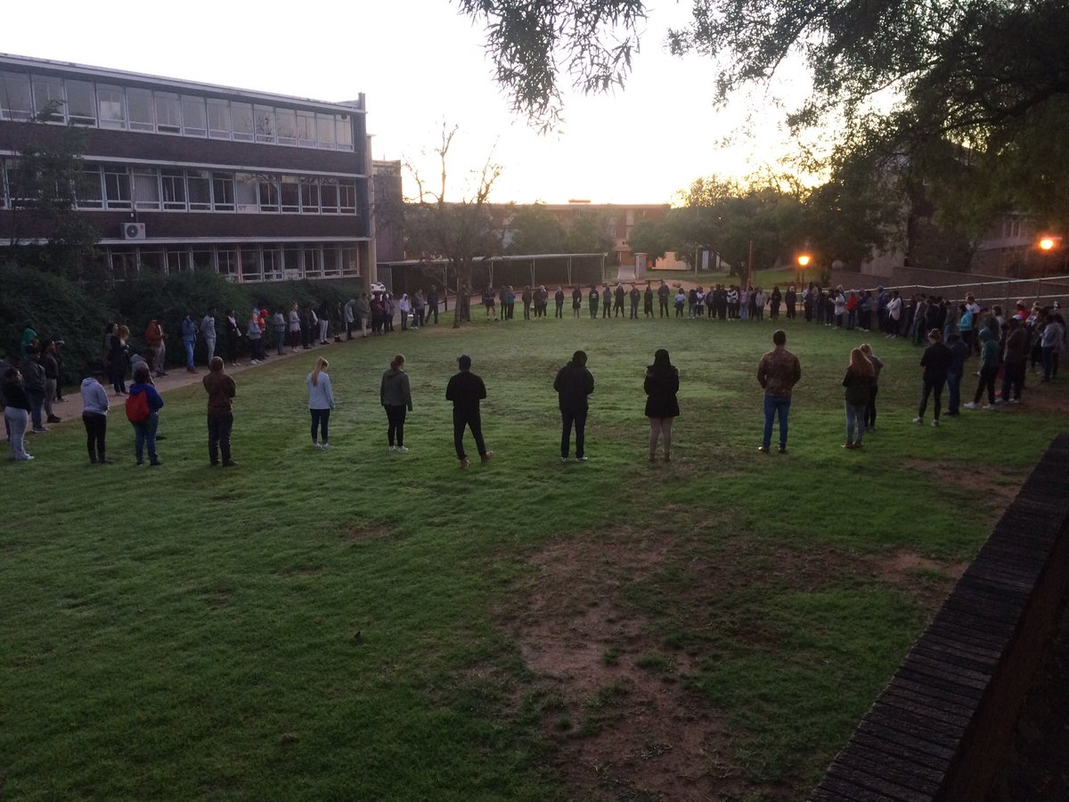 Duncan_Ninham's tweet photo. Morning prayer with the students. Thank you Ps. @AtBoshoff  we love and honour you Pastor. https://t.co/3t6rbTxkXV
