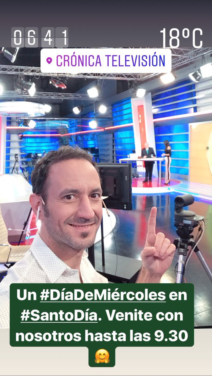 egodoyvallejos's tweet photo. Qué gran mañana y que gran día se viene. Levántate conmigo #Epaaa y con nosotros en #SantoDía por @CronicaTV 💪🏻💪🏻💪🏻 https://t.co/Ju3M4HOoXU