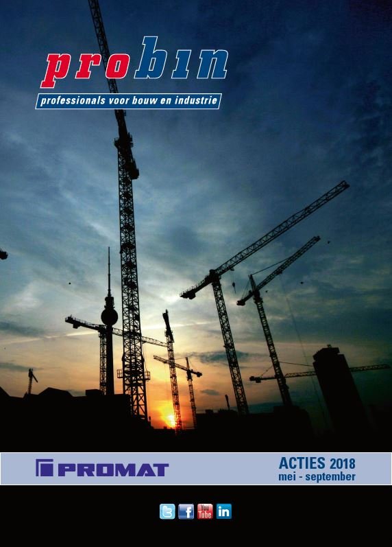 In samenwerking met PROMAT hebben we een mooie brochure opgezet met scherpe aanbiedingen. Bekijk 'm nu online! #promat #probin #folder p3e.nl/0AHZ