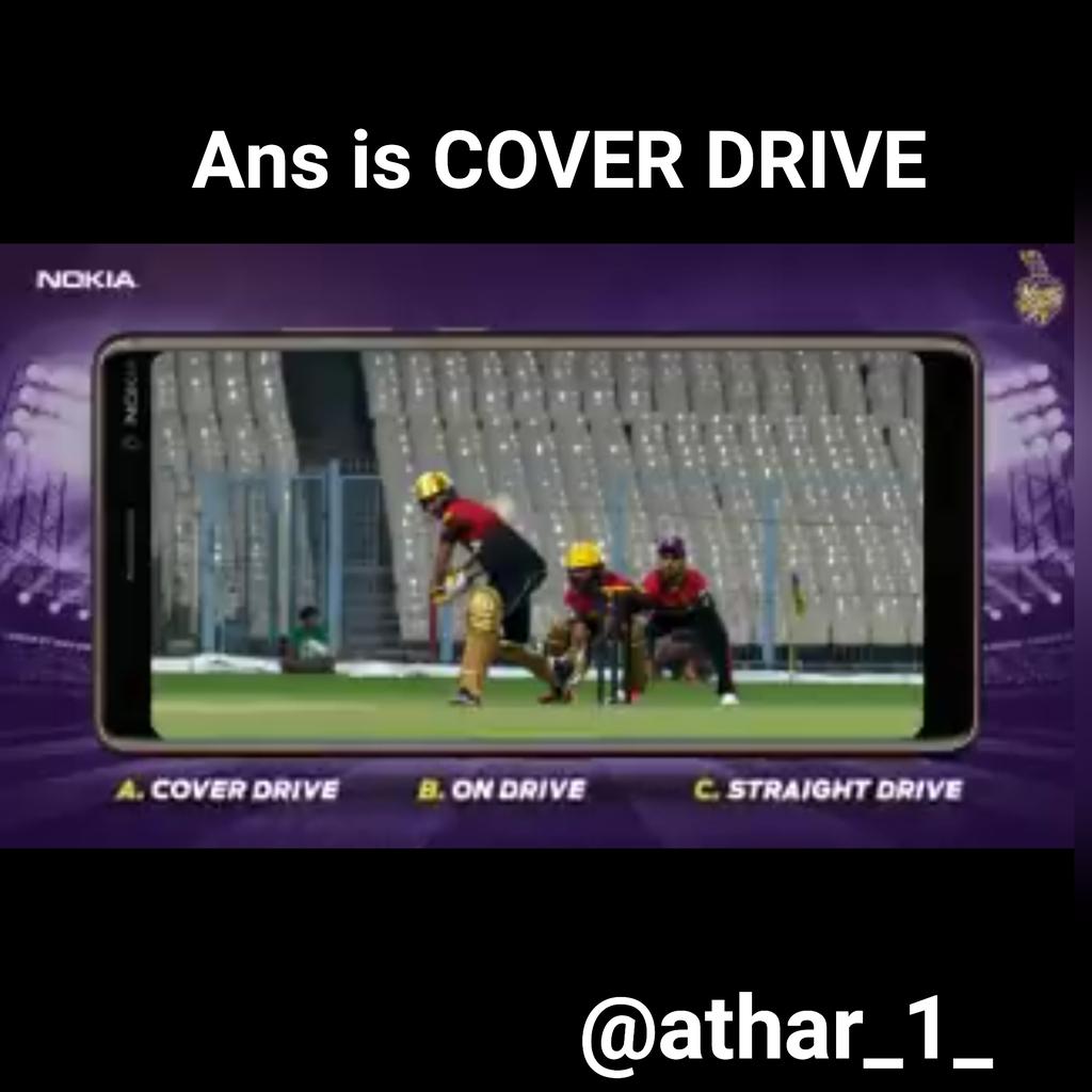 athar_1_'s tweet photo. @KKRiders @NokiamobileIN #GuessTheShot
The answer is COVER DRIVE
Really wish to win dear team
Join in friends
@sonia06loach
@kunvaria
@iApoorvAgarwal
@anshumanjohriAJ
@zaffna
@tankhardik
@krishna0924
@KukrejaShubhs
 KOLKATA KNIGHT RIDERS FAN #KKRHaiTaiyaar https://t.co/hJyRD7erB6