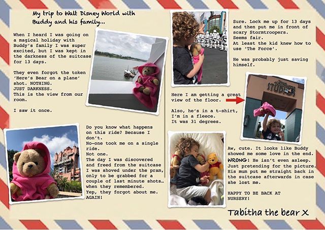 Giovanna Fletcher on X: “Buddy brought the nursery bear on holiday