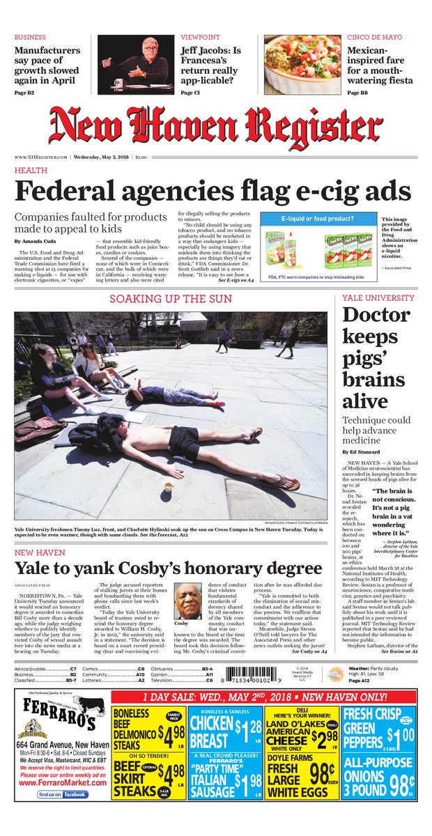 New Haven Register (nhregister) Twitter