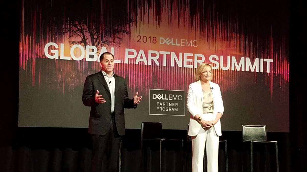 pshafferAustin's tweet photo. "Companies need to reimagine themselves with all the new technology." @MichaelDell to Partner Advisory board members. https://t.co/Fov25cuek6