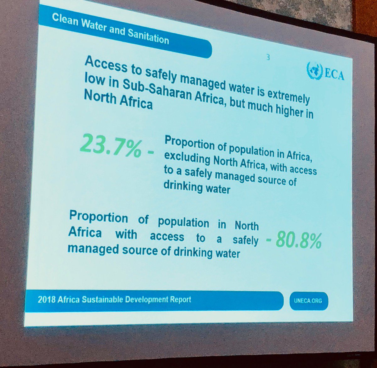 WaterAidWAfrica's tweet image. The international community has pledged with #SDG6 to ensure universal   access to safe water &amp;amp; toilets by 2030 – but on current progress 90  countries around the world, many of which are in sub-Saharan Africa  will miss that target – some by centuries #ARFSD2018 @ECA_OFFICIAL