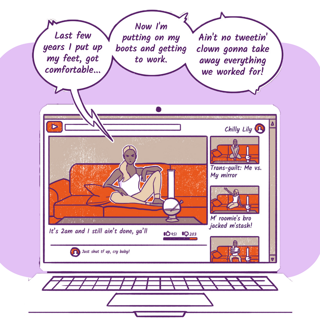 YGetIt's tweet photo. Our S2 heroine is Lily - an activist who uses an online platform to advocate for trans rights. To check out some real life videomakers chanllenging perceptions of gender we recommend @RileyJayDennis / @kat_blaque / @theFoxFisher
#GetTested2✌️ #ygetit #mediaadvocacy #transrights https://t.co/50KGUwn0oL