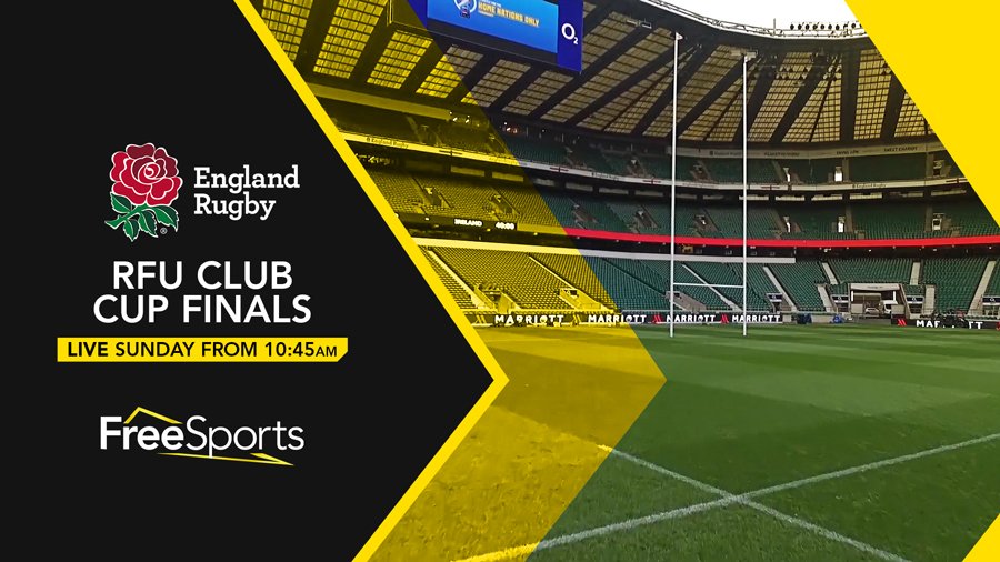 FreeSports_TV's tweet photo. RFU Club Cup Finals #LIVE on FreeSports
This Sunday at 10:45AM π
#FreeSports #RFUCup https://t.co/ubAw7LaPTL
