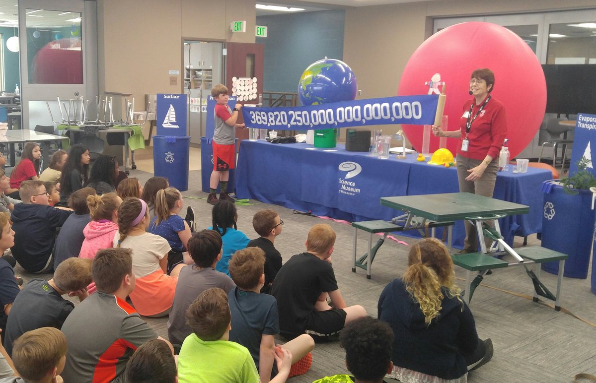 Learning all about water <a href="/112CarverElem/">Carver Elementary</a>. Thanks <a href="/sciencemuseummn/">Science Museum of Minnesota</a>!