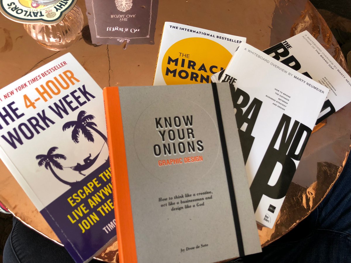 rebusdesign's tweet photo. I was never a reader, always felt like a bit of a chore. But I've really got into it the last few months. The feeling of learning something new while I've got my feet up with a beer is just perfect. These books are all worth a read. #selfimprovement #inspiringbooks #4hourworkweek https://t.co/sovh2zDPOq
