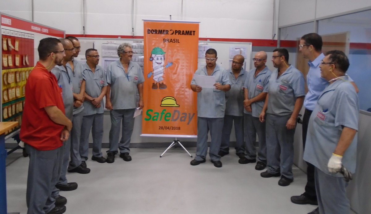 DormerPramet's tweet photo. Our traditional week of activities to highlight prevention of accidents at work is taking place in São Paulo. #SafetyFirst #Safeday2018 https://t.co/IyBh7tIv71 https://t.co/pVIcM5bj67