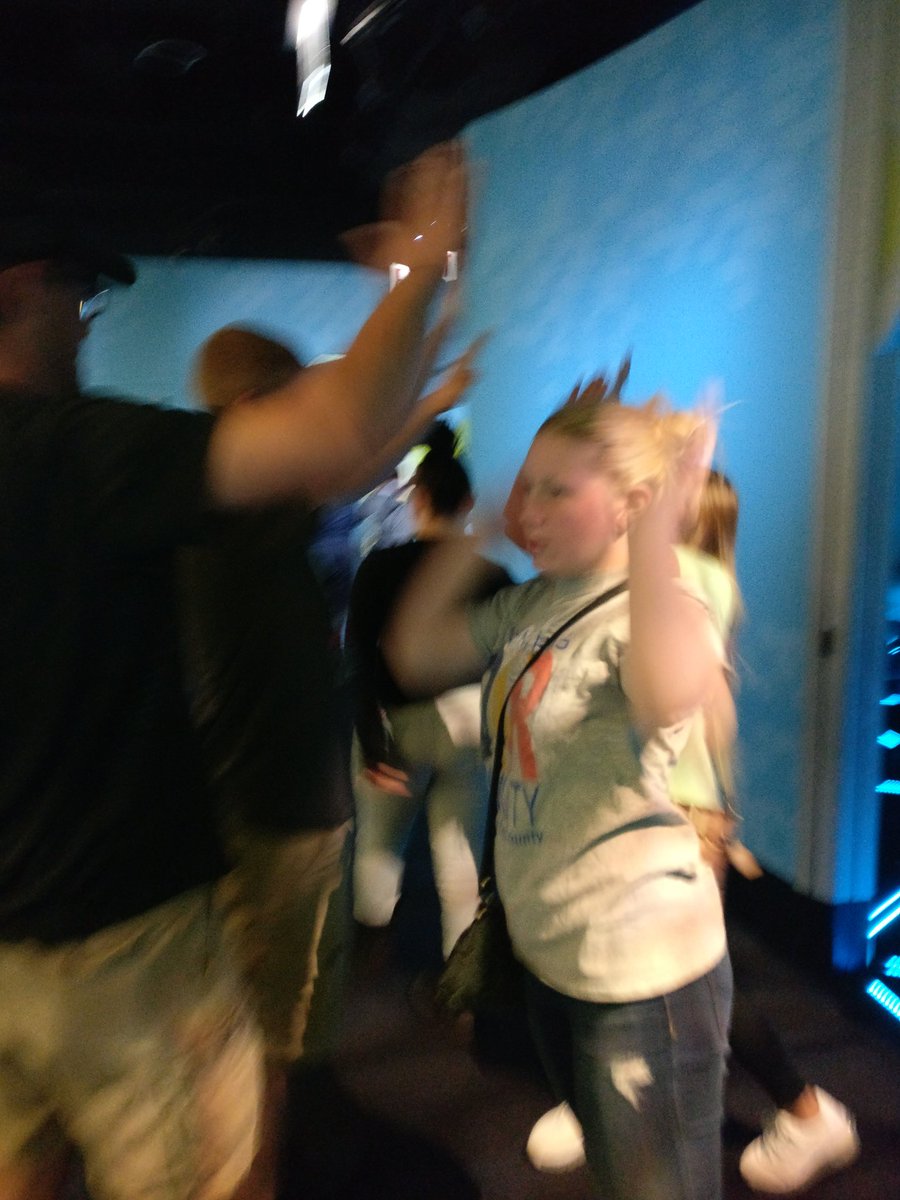 AliMcDillon's tweet photo. We survived the mirror maze! https://t.co/RuqzyxWu4d