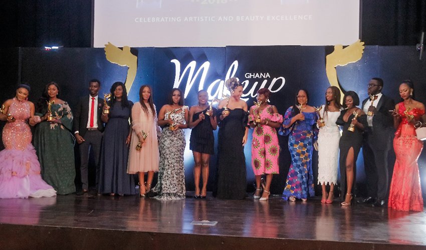 RevolvePlus's tweet photo. Photos: Zynnell Zuh, Sandra Don Arthur, Others Win At 2nd Edition Of Ghana Makeup Awards https://t.co/dNXkBzscs9 #GBFashionEvents https://t.co/xBTCYZvSev