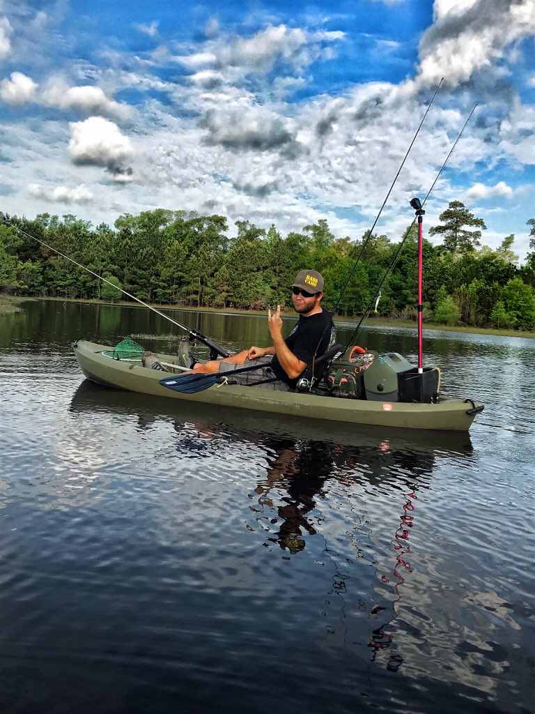Had a good time fishing after work yesterday! #Yakfish #BassCamo #kayakbassfishing #bassfishing #texasbassfishing