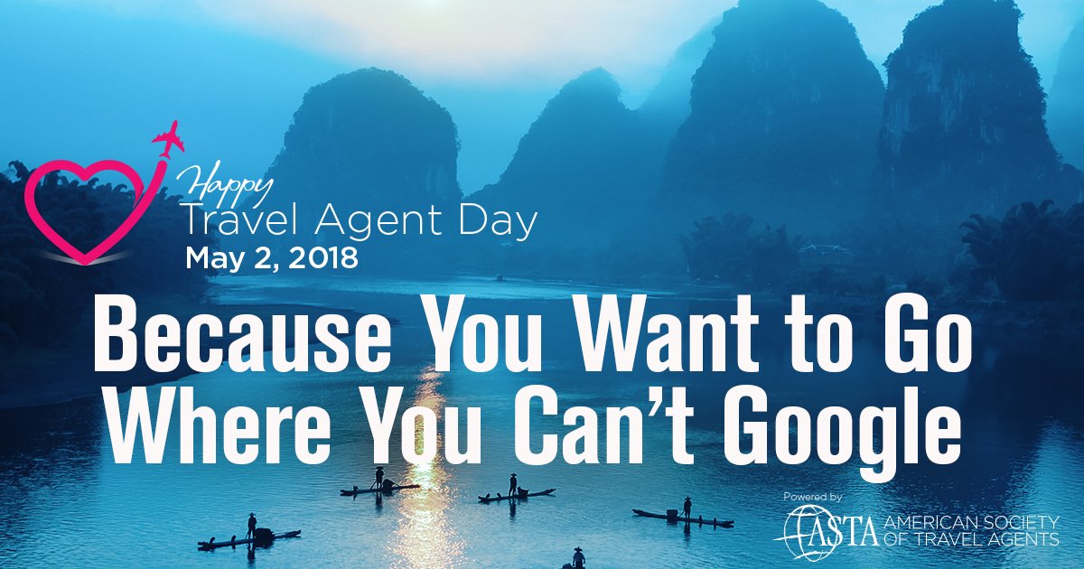 WorldViaNetwork's tweet photo. Celebrating #TravelAgentDay We love our Agents! #ASTAagents https://t.co/2SSRA3qOcf