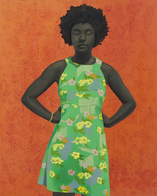 DailyArtApp's tweet image. 🌿💛 Amy Sherald, The Make Believer (Monet's Garden), 2016
Oil on canvas 👉 instagram.com/p/BiRp7NuB8rq/ @studiomuseum