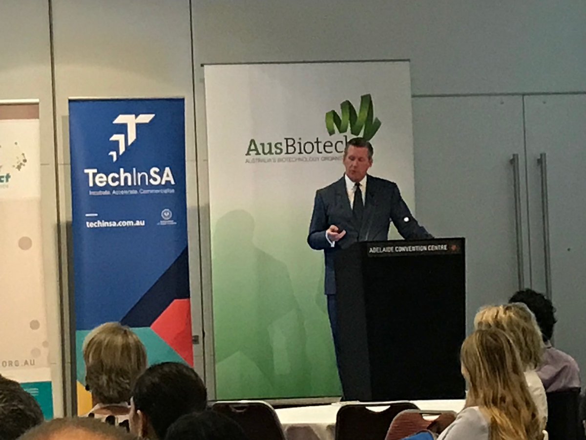TMCCEOMcKeon's tweet image. Had a great time participating in #AusMedTech2018 in #Adelaide. I presented on the #TMCAustraliaBiobridge, which provides startups with an opportunity to become globally-competitive #healthcare companies. Together, we are creating a global health #innovation ecosystem.