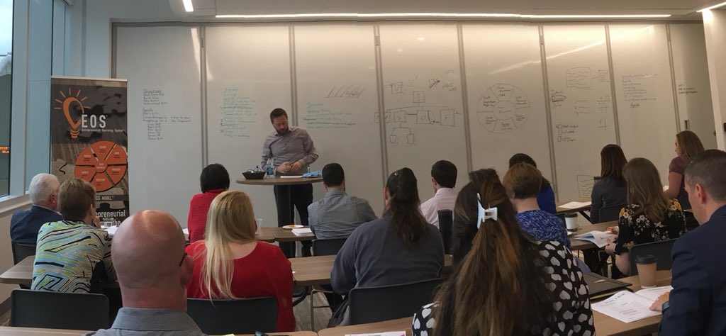 mackinacusa's tweet photo. Our @phildehaan3 was at a @GRChamber event today on EOS (Entrepreneurial Operating Systems). Learned a lot. Thanks to the Chamber for organizing and hosting. #eos #grchamber #Entrepreneur https://t.co/vPAl8kfD10