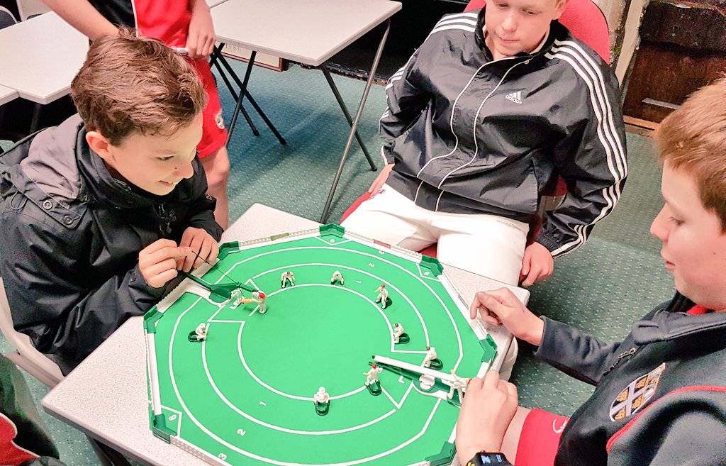 DoverCollSport's tweet photo. Wet weather cricket scoring masterclass with #tabletopcricket. Director of Sport XI vs Priory XI ๐๐ง #batthrough #notagoodangle https://t.co/hF46OPPMhI