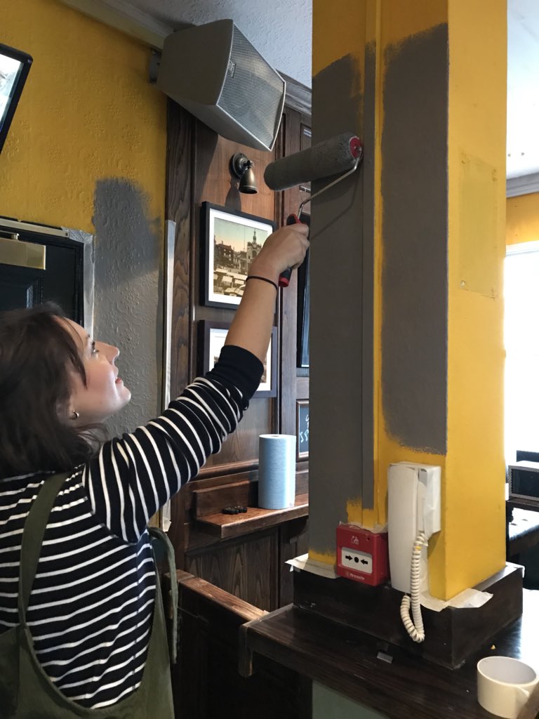 The never ending painting continues.... #norwich #norwichpub #pub #norwichlanes <a href="/NorwichLanes/">Norwich Lanes</a>