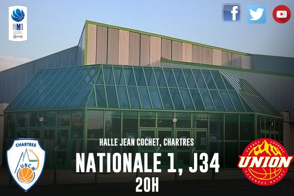 Dernier match de la saison pour nos #UBoys ! 🏀

En déplacement dans l'Eure-et-Loir, l'Union aura fort à faire face à la solide équipe de @ubcmbasket ! ✊

Match à 20H, à suivre en direct grâce à @ChartresLive 👏