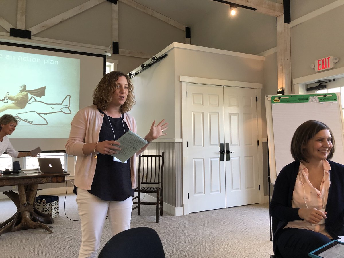 caroyce's tweet photo. Presenting our action plans as part of  #BrilliantSolutions during the @GE_Foundation #Fastworks program. @NSTA @KelliLWells https://t.co/gxWekWWMwR