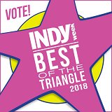 The Triangle is home to such an amazing music community. Honored to be finalist in 3 <a href="/indyweek/">INDY Week</a> Best of the Triangle categories: Best Local Music Series; Best Place to Hear Bluegrass; Best Place to Hear Blues. Please vote &amp; RT: bit.ly/2Ku0BXn #indybott2018