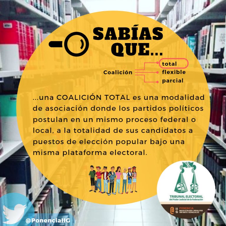 PonenciaIIG's tweet photo. #SabíasQue en las próximas #Elecciones2018 federales en México existen coaliciones, conoce las tres coaliciones:
#1 #CoaliciónTotal
#EntéraTE #EstamosListos #Proceso2018 @TEPJF_informa https://t.co/V7knISbX8o
